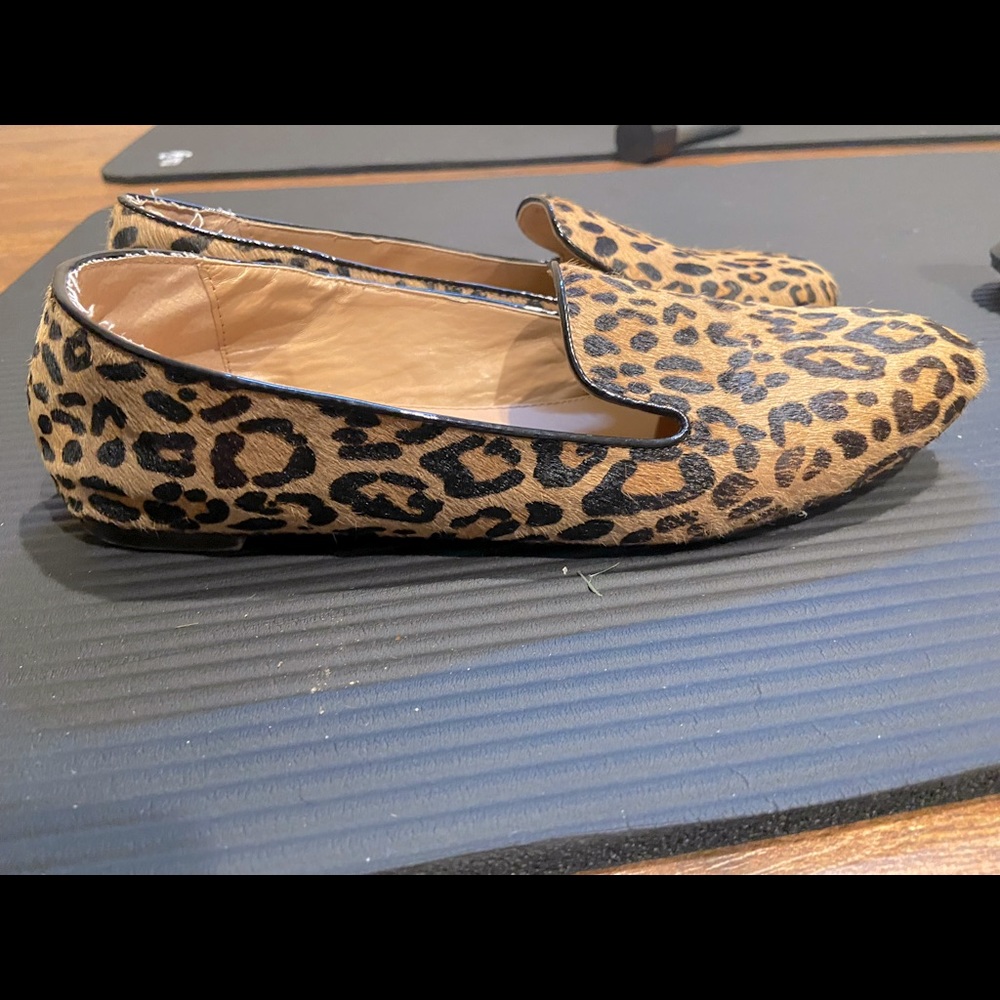 J.Crew cheetah print flats